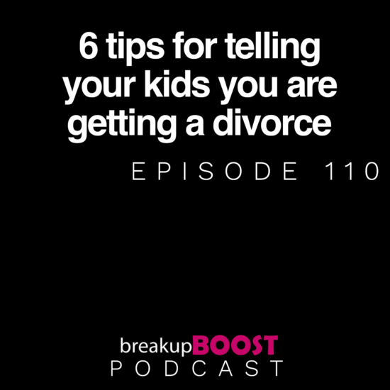 telling kids about divorce podcast